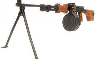 Ручной пулемет Дегтярева РПД патрон калибр 7,62-мм. Устройство (9 фото)