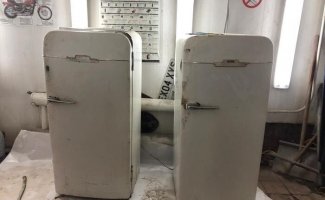Реставрация холодильника ЗИЛ (11 фото)