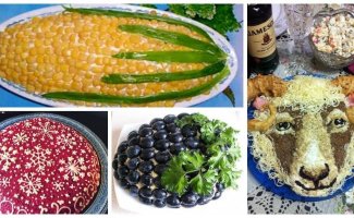 60 способов подать обычный салат так, чтобы все вокруг ахнули (61 фото)