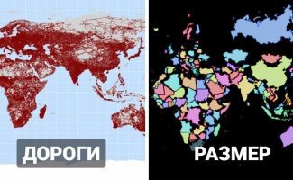 20 познавательных карт мира, которые одарят новыми знаниями (24 фото)