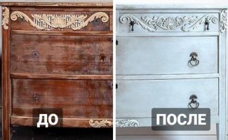 Новая жизнь старых вещей: отреставрированные деревянные изделия (17 фото)