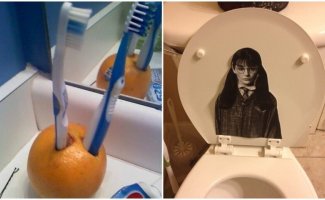 Девушки делятся странными вещами, которые они нашли в мужских ванных (30 фото)