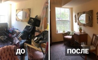 Удивительная разница до и после уборки: 16 примеров (17 фото)