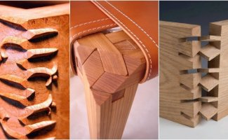 Столярное искусство: 25 невероятных деревянных соединений (18 фото + 6 видео)