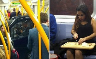 20 идеальных примеров использования общественного транспорта не по назначению (21 фото)