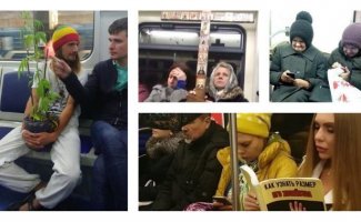 Стильно, модно, молодежно: люди российской подземки (18 фото)